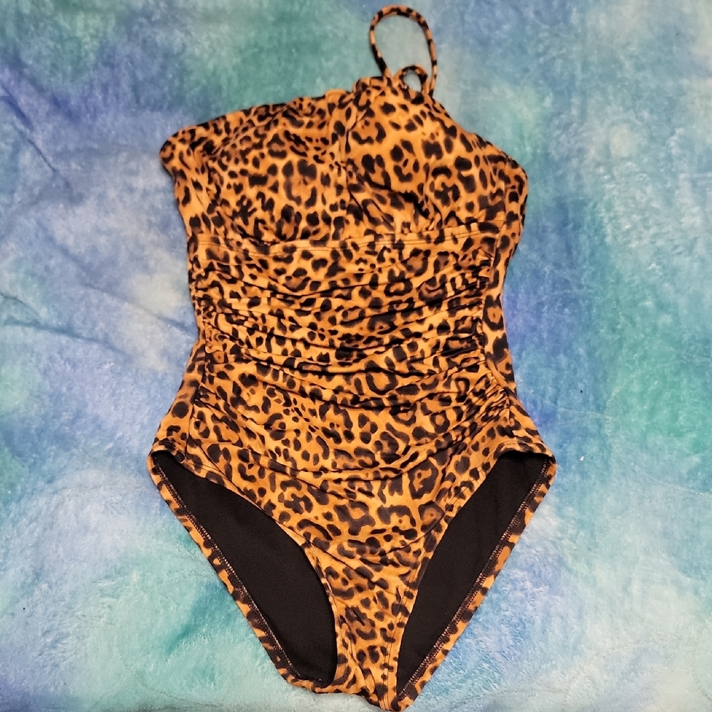 Sofia by Sofia Vergara Leopard Print One Piece